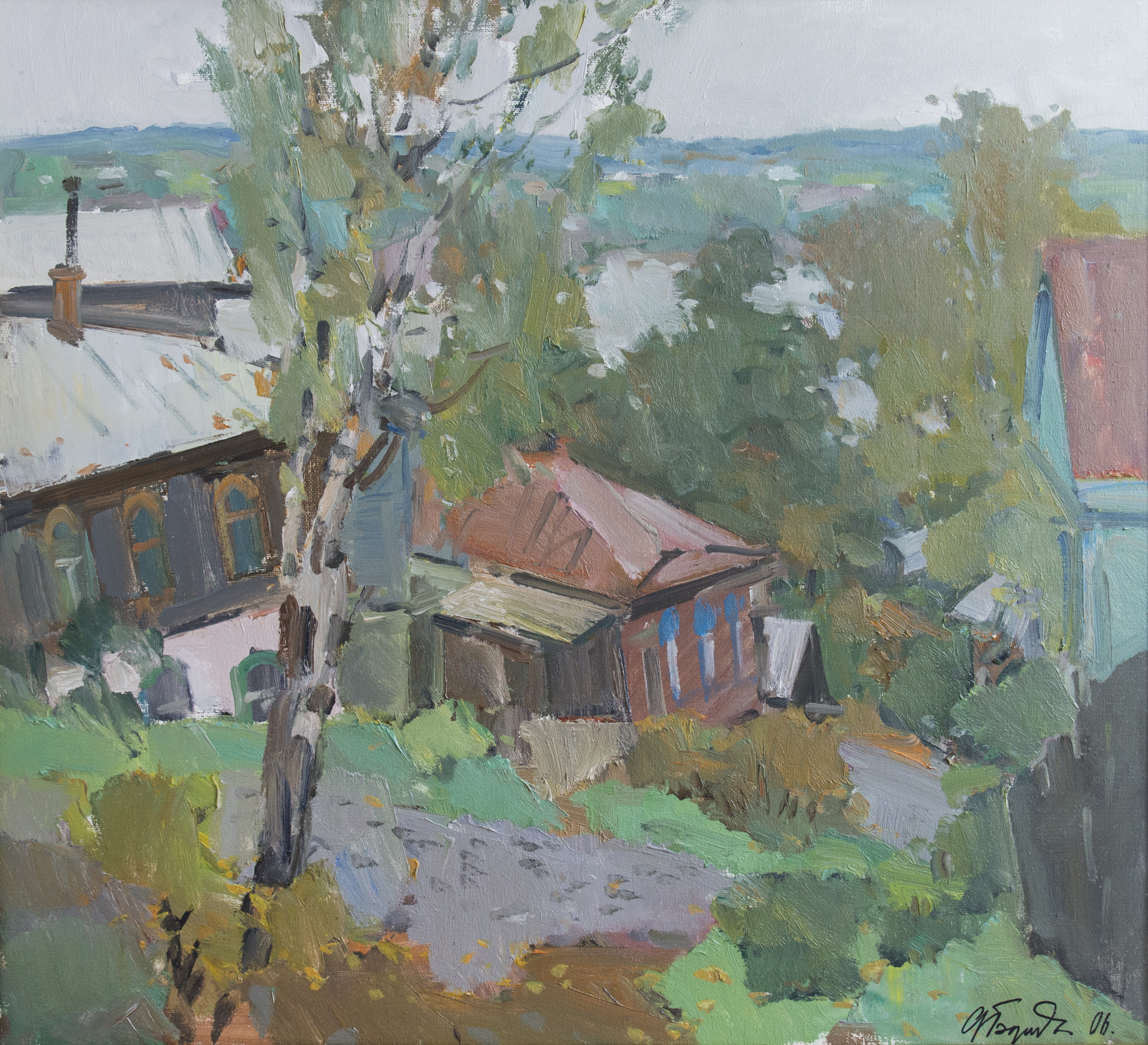 Булдыгин А. Ф. Улица Островского. 2006. Холст, масло. 55х60