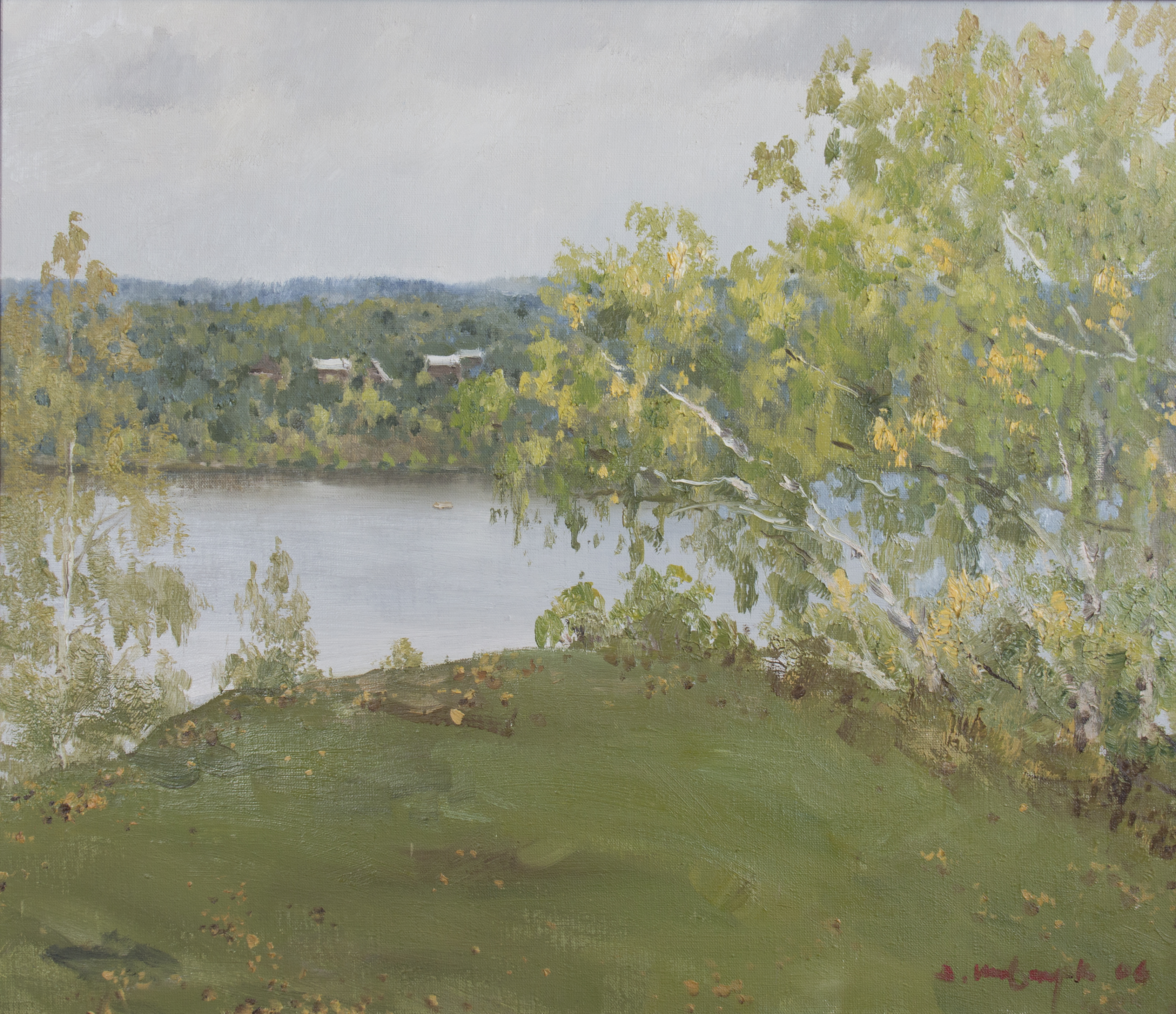 Шевчук В. М. Плёс. Сентябрь. 2006. Холст, масло. 60х70